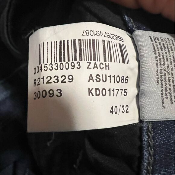 MAVI Men's Zach Straight Leg Jeans 40 x 32 Dark Wash - Picture 9 of 9